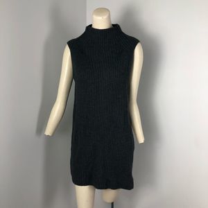 Three Dots Joan Tunic Sweater Black Size Medium